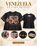 +58 Black Mesh Tee | Camisa Negra Mesh +58