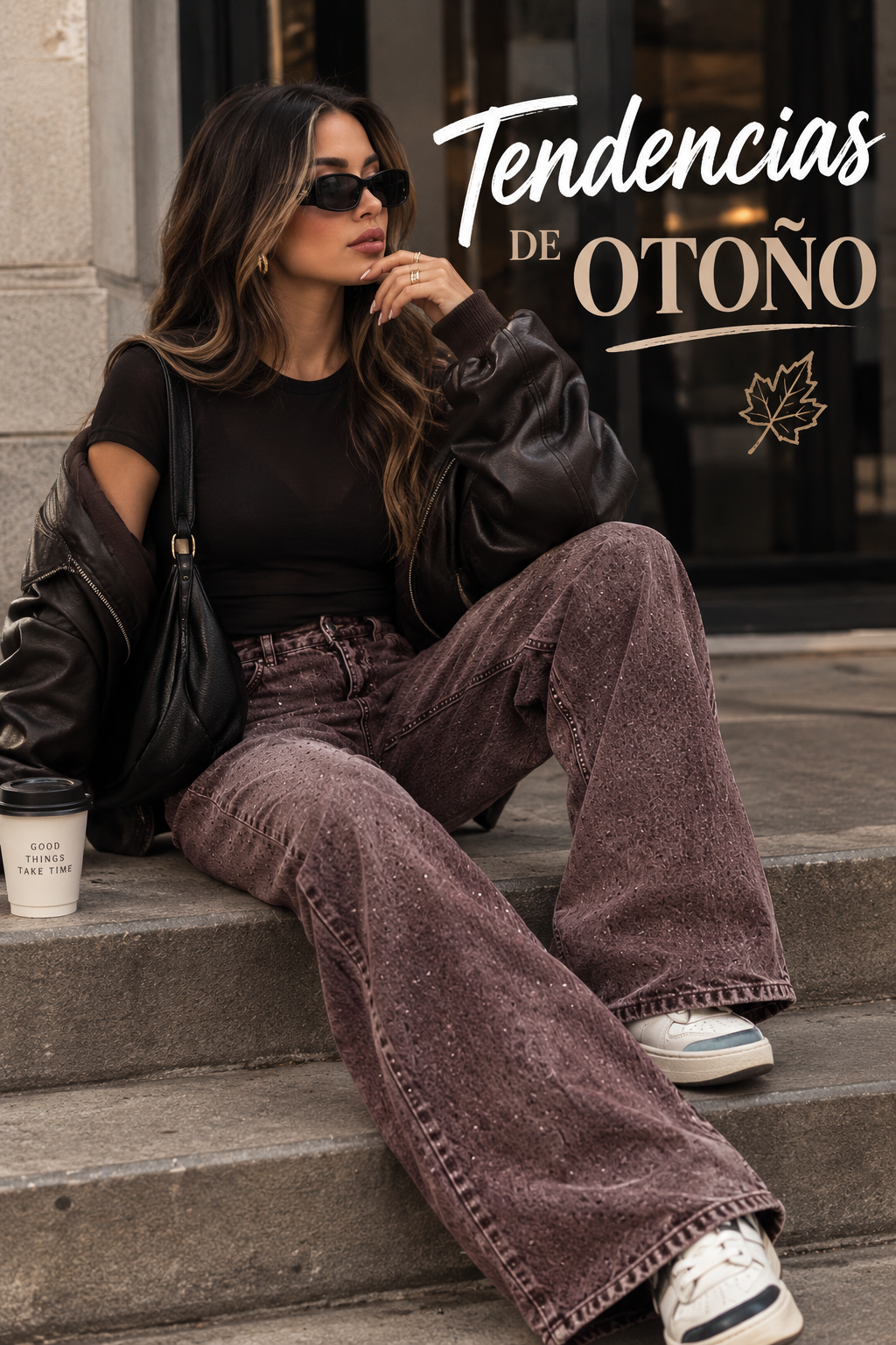 Mauve Mood – Jeans Wide Leg