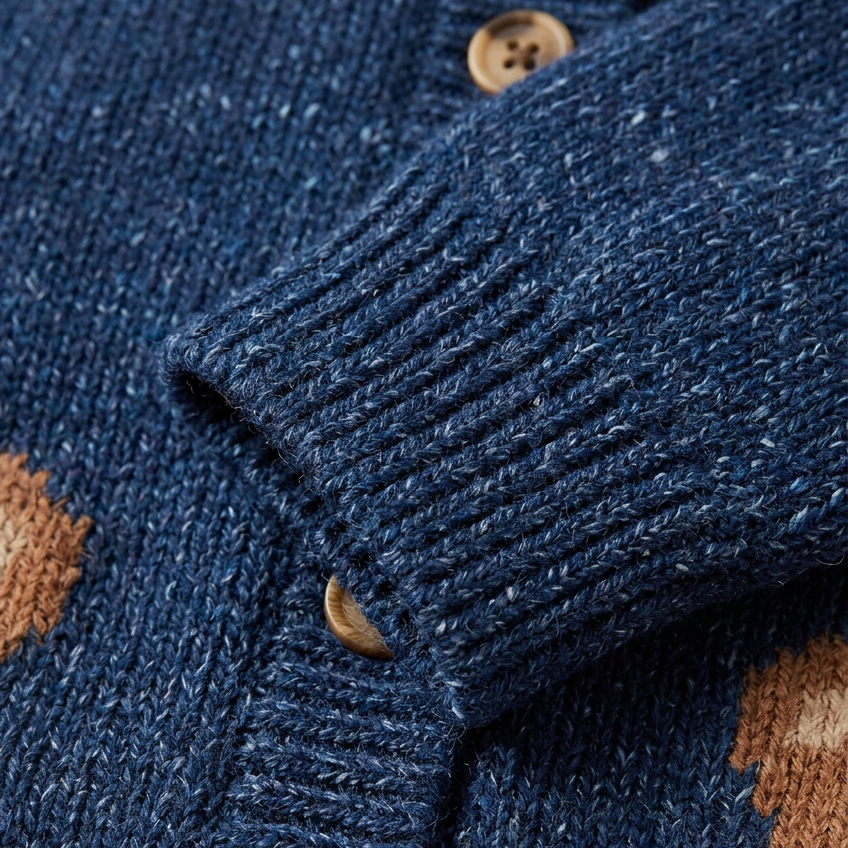 Teddy Friends – Suéter Cárdigan de Ositos para Mujer