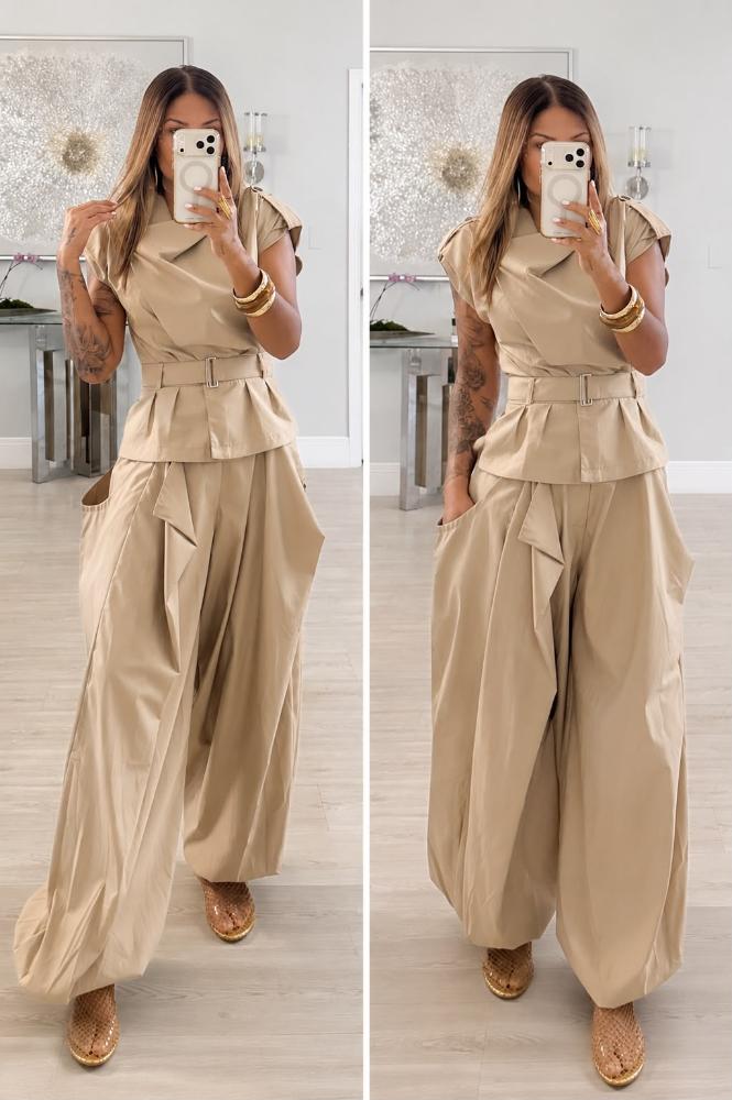 Safari chic set two pieces
