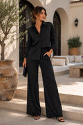 Sparkling satin set